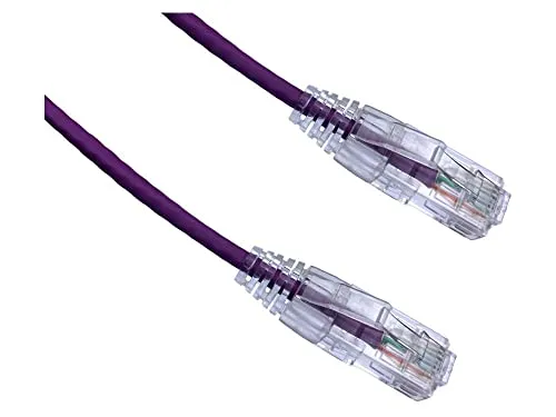 Axiom 70Ft Cat6 Bendnflex Ultra-Thin Snagless Patch Cable 550Mhz (Purple) - Limi