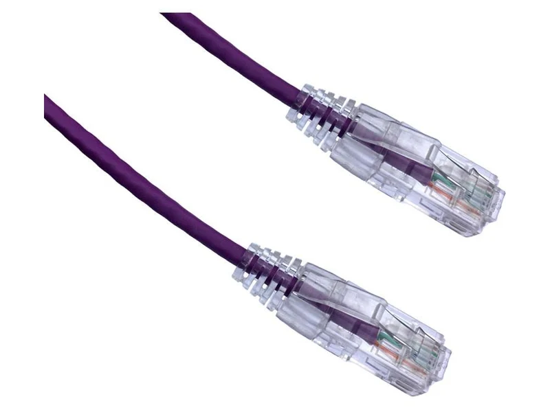 Axiom 2Ft Cat6 Bendnflex Ultra-Thin Snagless Patch Cable 550Mhz (Purple)