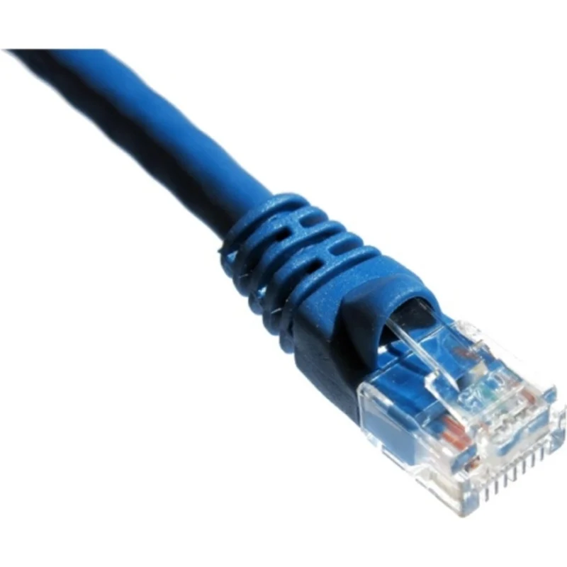 Axiom 25Ft Cat6A 650Mhz S/Ftp Shielded Patch Cable Molded Boot (Blue)