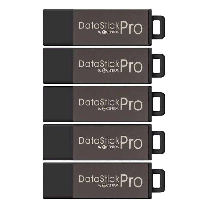 Centon Mp Valuepack Usb 2.0 Datastick Pro Grey, 8Gb, 5Pack Bulk