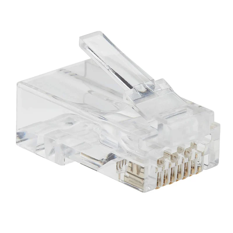 Eaton Tripp Lite Series Cat6 Rj45 Pass-Through Utp Modular Plug, 100 Pack, Taa