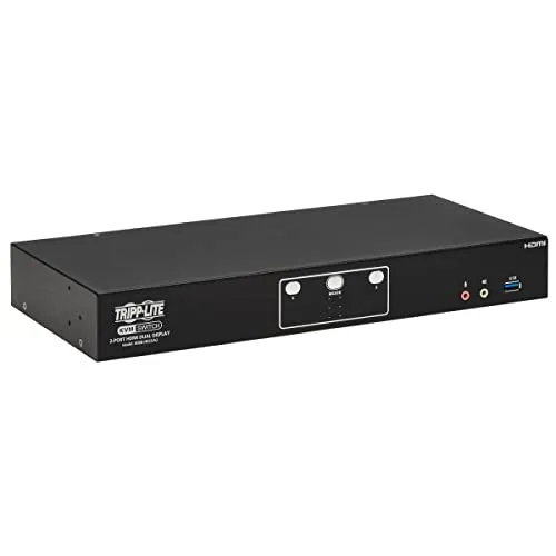Eaton Tripp Lite Series 2-Port Hdmi Dual-Display Kvm Switch - 4K 60 Hz, Usb 3.2