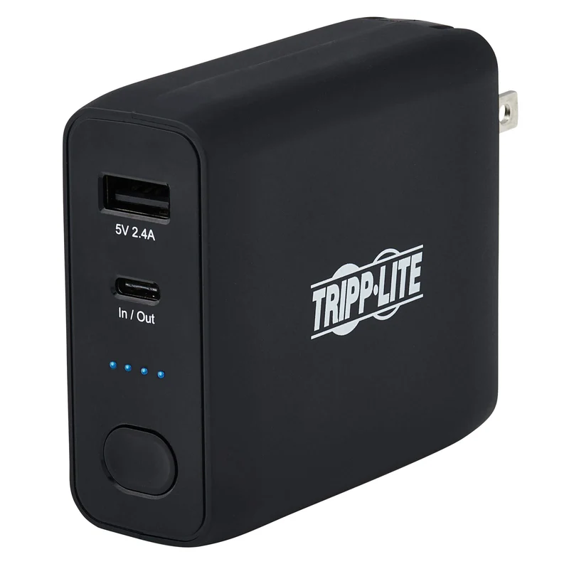 Eaton Tripp Lite Series Portable 5000Mah 2-Port Mobile Power Bank And Usb Batter
