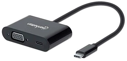 Usb-C To Vga Converter With Pd Port