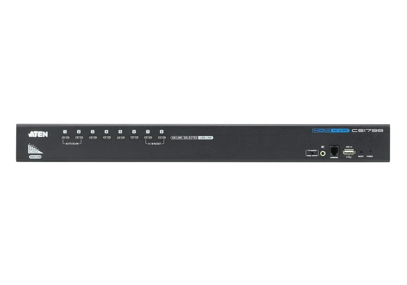 The Cs1798 8-Port Usb Hdmi Kvm Switch Is A Multi-Purpose Appliance That Consolid