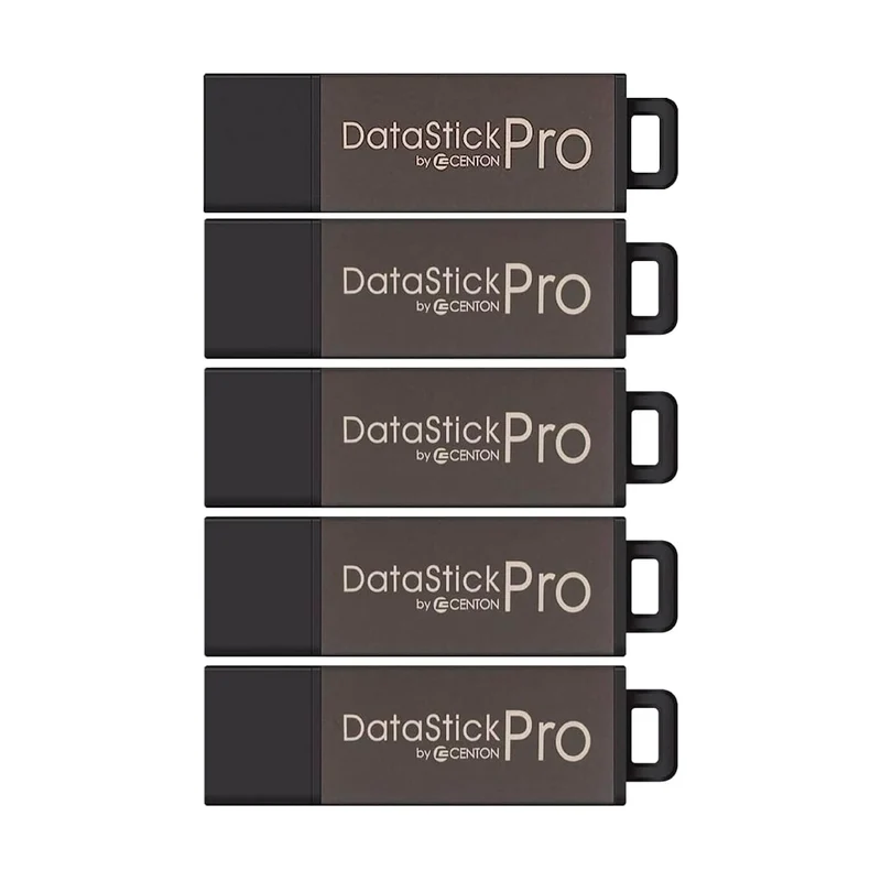 Centon Mp Valuepack Usb 2.0 Datastick Pro (Grey), 16Gb, 5Pack Bulk