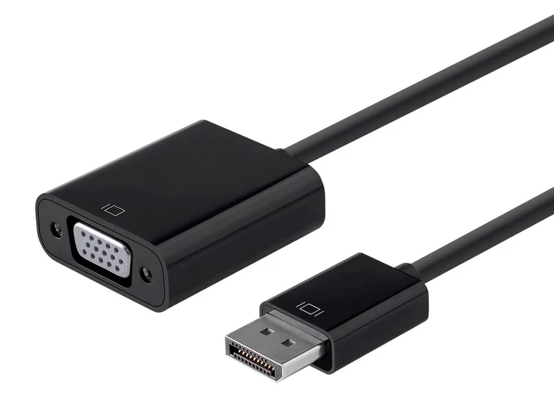 Dp 1.2A To Vga Active Adapter, Black