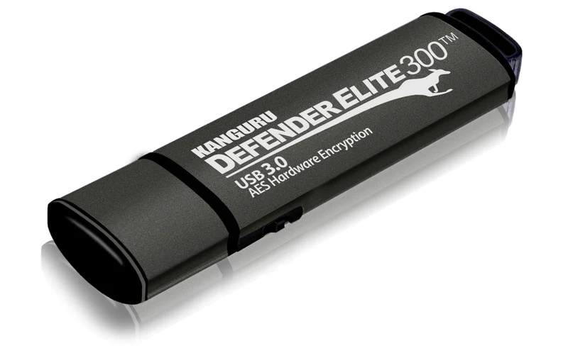 Kanguru Defender Elite300 Fips 140-2 Level 2 Certified Secure Flash Drive-16G-Ta