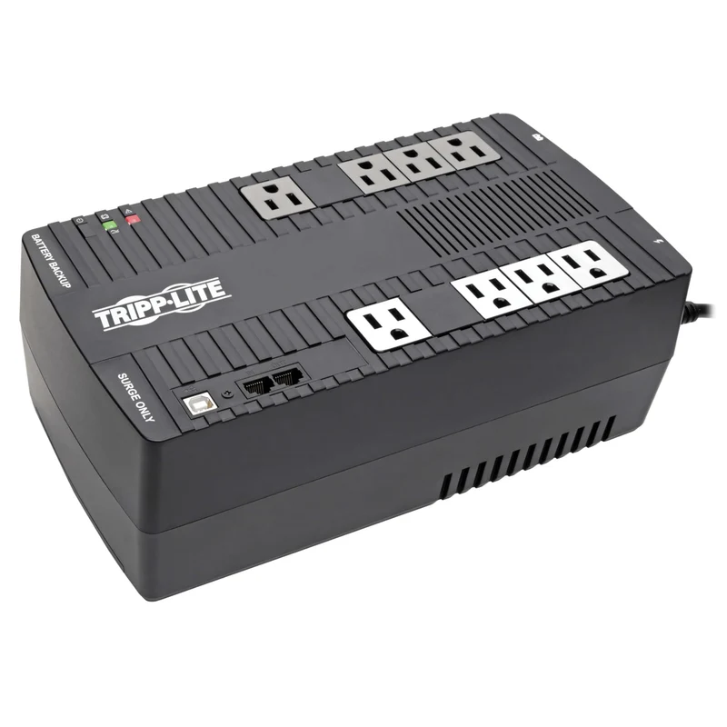 Eaton Tripp Lite Series 550Va 300W Line-Interactive Ups - 8 Nema 5-15R Outlets,