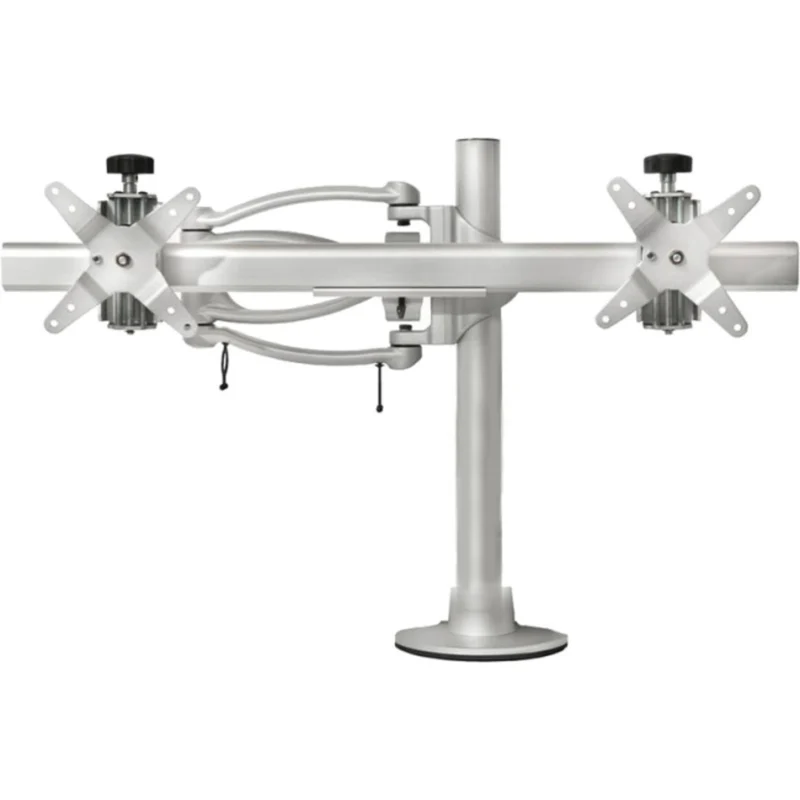200 Series Dual Monitor Arm, Silver, 16 Pole