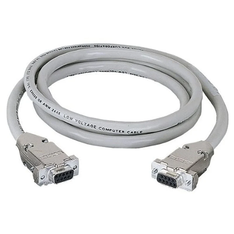 Rs232 Shielded Cable - Metal Hood, Db9 Female/Female, 50-Ft. (15.2-M)