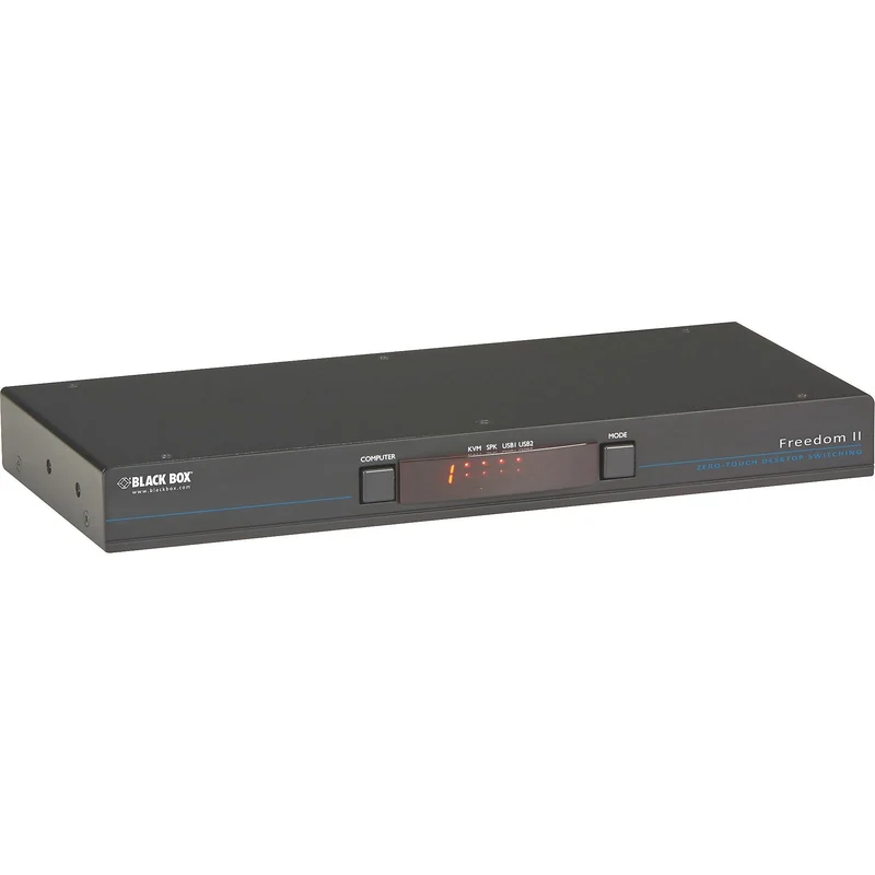 Black Box Kv0004A-R2 Freedom Ii Km Switch With Glide And Switch Mouse Switching