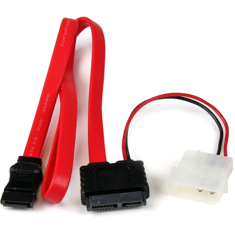 36In Slimline Sata To Sata Cable