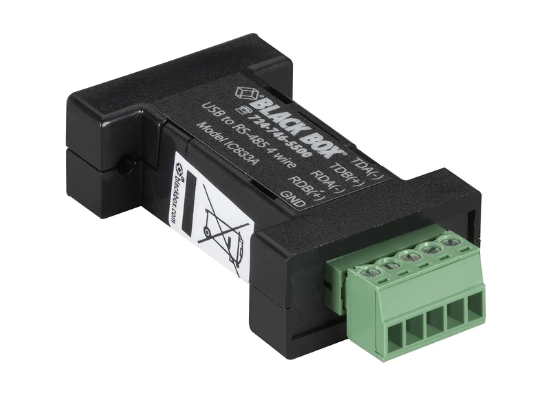 Usb 2.0 To Rs485 4-Wire Converter - Terminal Block, 1-Port