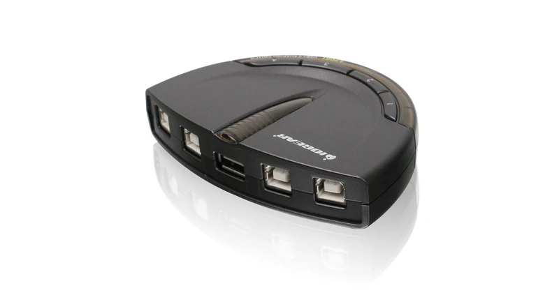 4 Port Usb 2.0 Automatic Printer Switch.Automatically Switch Between Computers S