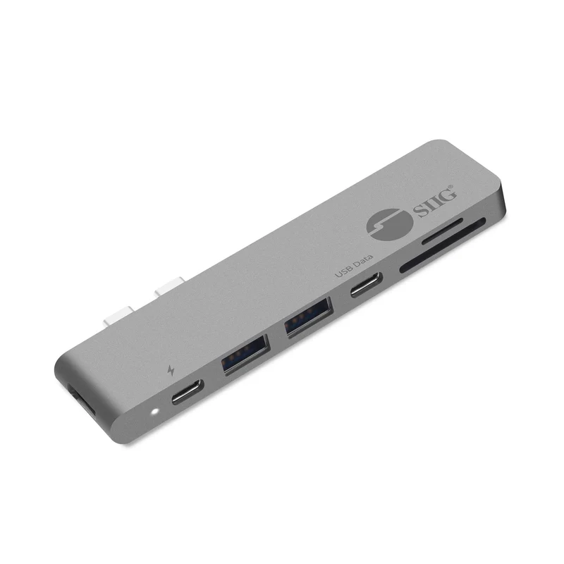Thunderbolt Certified Thunderbolt 3 Usb-C Hub Hdmi With Card Reader & Pd Adapter