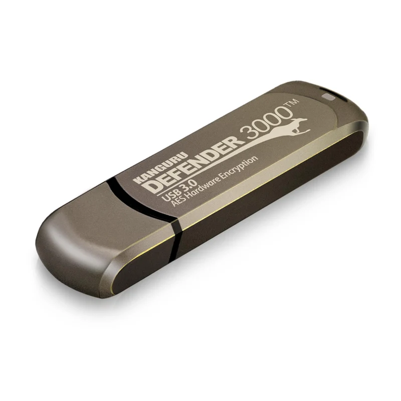 Kanguru Defender 3000 Fips 140-2 Level 3 Certified-Secure Flash Drive-32G-Taa Co
