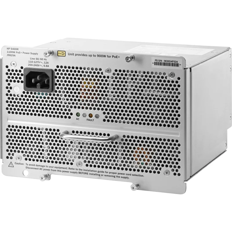 Hp 5400R 1100W Poe+ Zl2 Power Supply Us