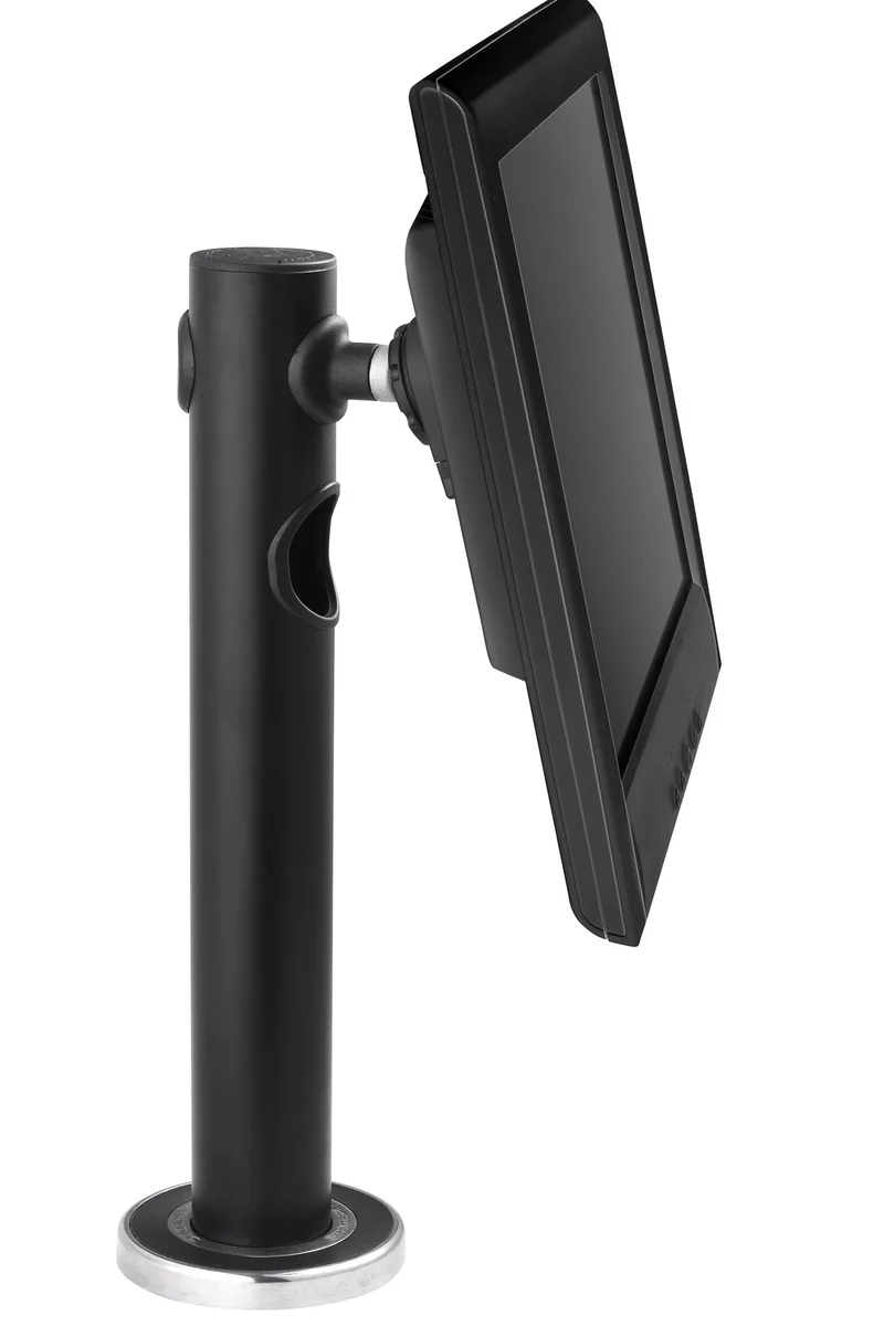 Atdec Pos Fixed Height Desk Mount - Loads Up To 44Lb - Vesa 75X75, 100X100 - Upg