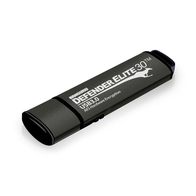 Kanguru Defender Elite30 Secure Flash Drive W/Physical Write Protect Switch-32G-