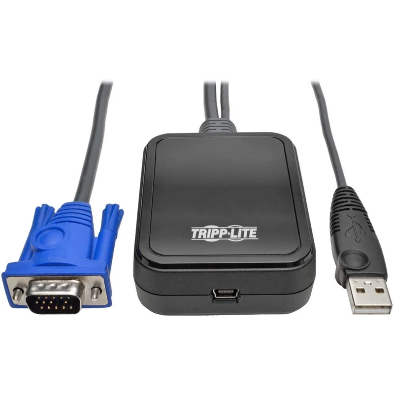 Eaton Tripp Lite Series Kvm Console To Usb 2.0 Portable Laptop Crash Cart Adapte