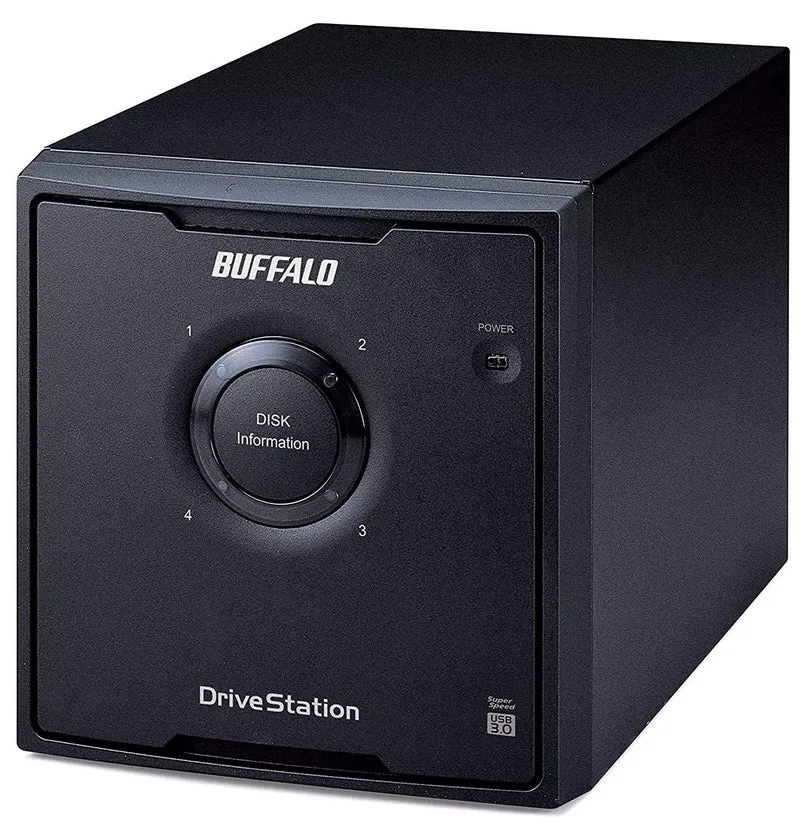 Buffalo Drivestation Quad 16 Tb (4 X 4 Tb) High Performance Raid Array With Opti