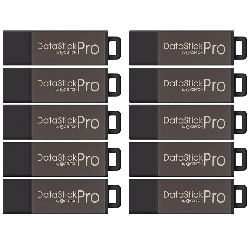 10 X 8Gb Pro Usb Drive -Grey