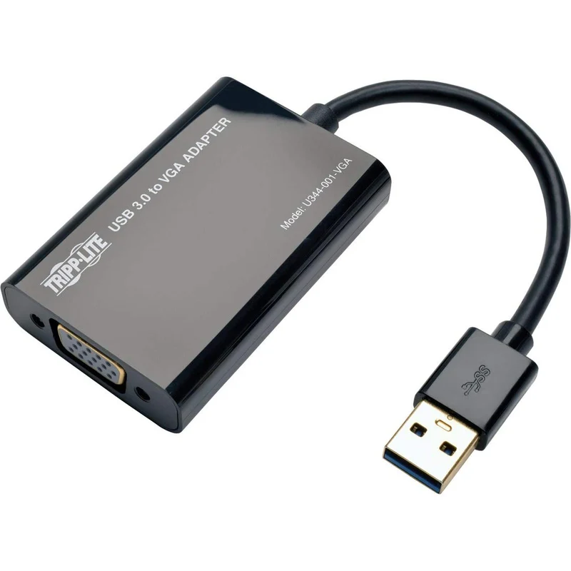 Tripp Lite Series Usb 3.0 Superspeed To Vga Adapter - Usb 3.0 Left Connector - M