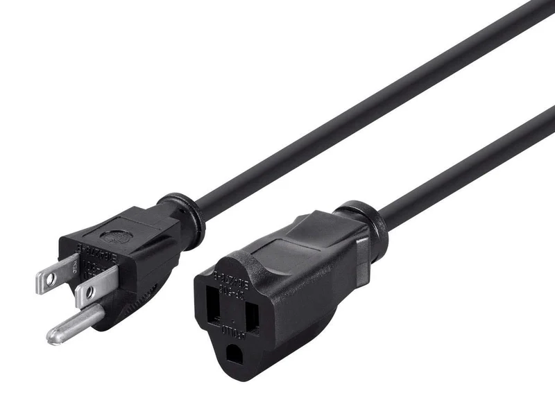 Power Cord Cable - 10Ft Black