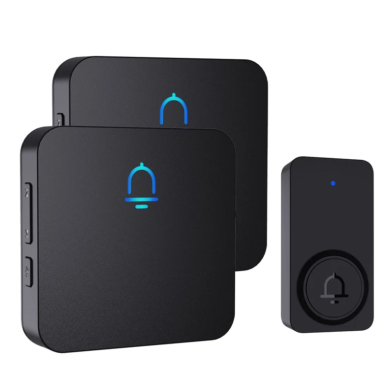 SECRUI Doorbell, Wireless Doorbell for Home Classroom 2 Receiver