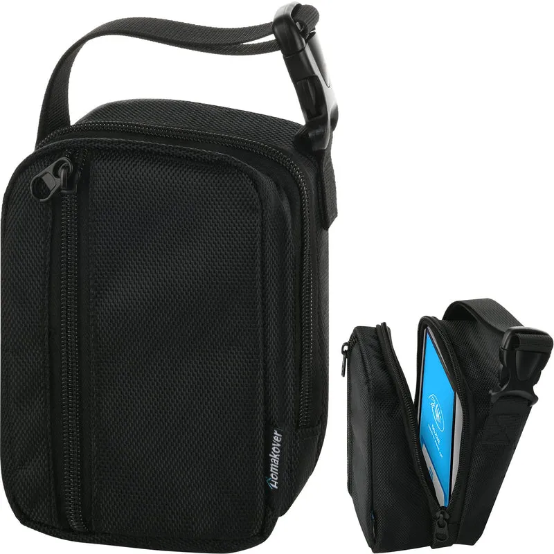 Square Terminal Case, Fits Terminal Power Adapter & Cable, Receipt Paper Rolls and Hub, Square Reader Protector Waterproof Carrying Bag, Adjustable Portable Anti-Scratch Protective Travel Case
