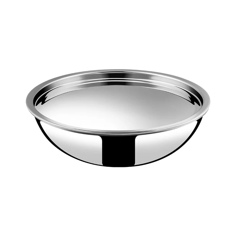 ULTRA Triply Tasla 24cm (2.7L) Heavy Duty| 304 FoodGrade Stainless Steel Cookware with 0.6mm SS Lid | Fast Heating, Prevents