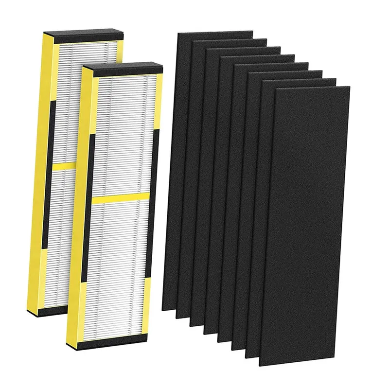 HEAVENGLOW HEPA Replacement Purifier Spare Parts Easy Installation Air Purifier Cleaner 2pcs Yellow|Air Purifiers