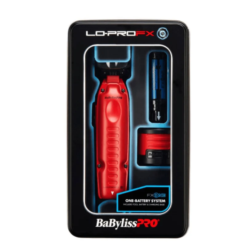 BaBylissPRO FXONE Lo-ProFX Limited Edition Matte Red Clipper and Trimmer
