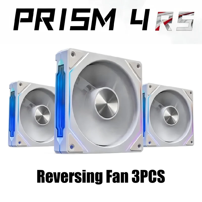 PRISM 4 RS 12cm ARGB 4 Pin Computer Case Fan Quiet Cooling 12V Large Air Volume 1200RPM for Desktop Gaming PC Build
