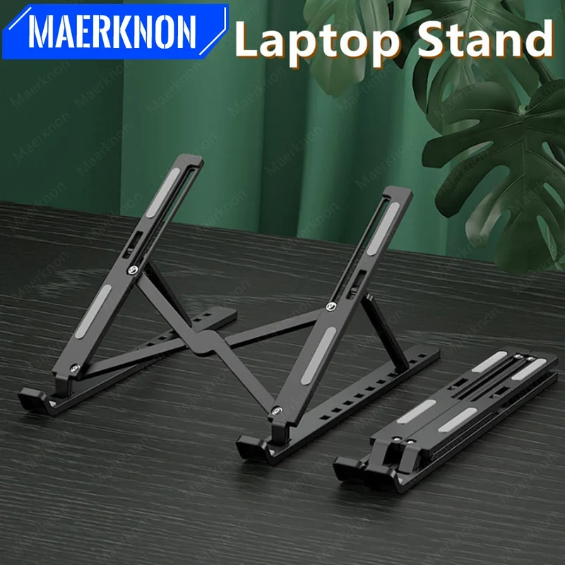 Portable Adjustable Laptop Stand Foldable Notebook Bracket Computer Monitor Holder For Macbook Air iPad Tablets Base Accessories