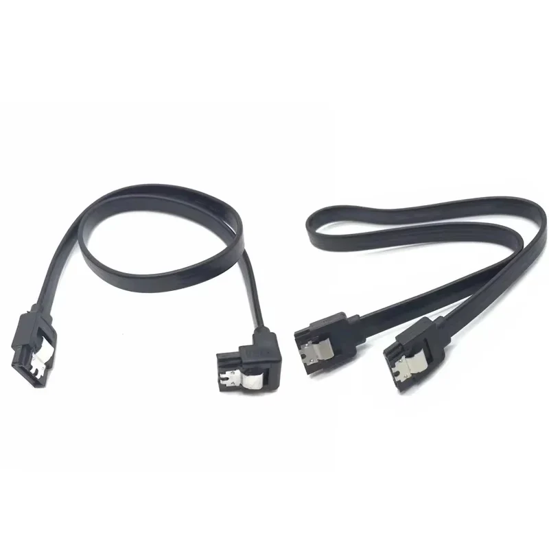 1/2PCS 50CM SATA 3.0 Data Cable High-speed Sata III Cable Adapter Connection Converter For SATA HDD SSD CD Drive Writer Desktop