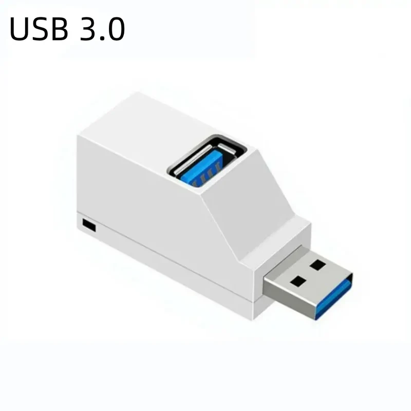 1Pcs USB 3.0 Adapter HUB Mini Splitter Box 1 to 3 Ports High Hi-Speed USB 2.0 Extender For PC Laptop U Disk Card Reader