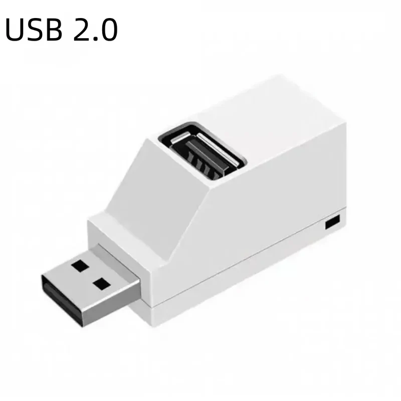 1Pcs USB 3.0 Adapter HUB Mini Splitter Box 1 to 3 Ports High Hi-Speed USB 2.0 Extender For PC Laptop U Disk Card Reader