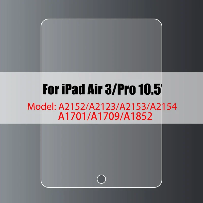 Tempered Glass Screen Protector For iPad 10.2 9.7 10. 5 10.9 Pro 11 New iPad 10 9 8 7 6 5 Air 4 3 2 Mini 2020 2021 2022