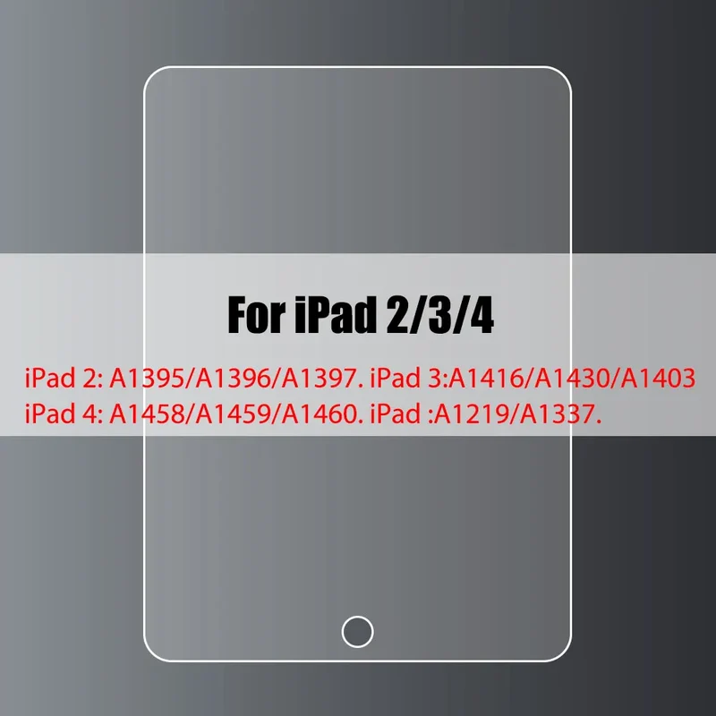 Tempered Glass Screen Protector For iPad 10.2 9.7 10. 5 10.9 Pro 11 New iPad 10 9 8 7 6 5 Air 4 3 2 Mini 2020 2021 2022