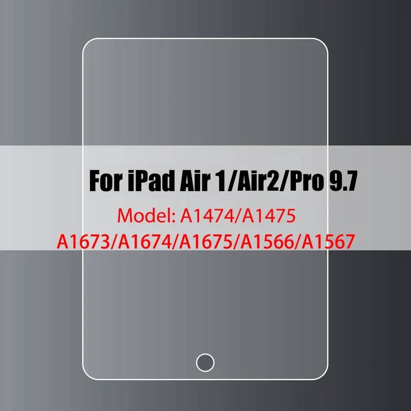 Tempered Glass Screen Protector For iPad 10.2 9.7 10. 5 10.9 Pro 11 New iPad 10 9 8 7 6 5 Air 4 3 2 Mini 2020 2021 2022