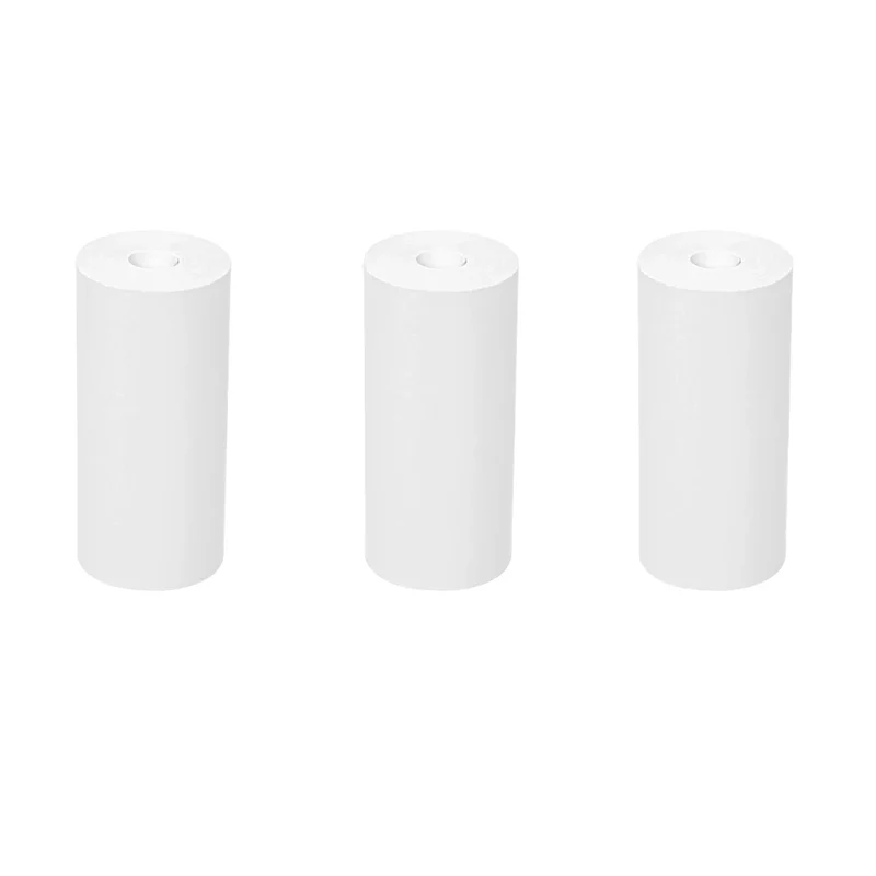 57*25MM Mini Printer Thermal Paper HD Self-adhesive Roll Paper Label Sticker Photo Inkless Printing Portable Printer Color Paper