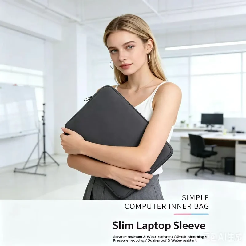 Laptop Inner Pocket with Shockproof Foam,13-16 inch MacBook Universal Laptop Bag