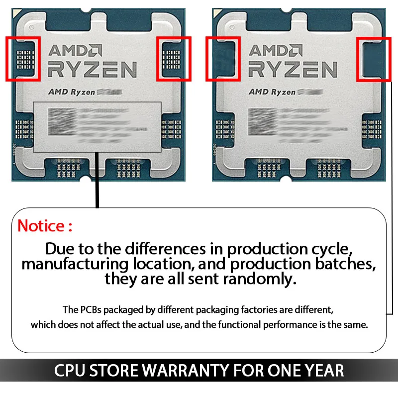 AMD Ryzen 5 7500F Used R5 7500F 3.7GHz CPU processor 6-Core 12-Thread 5NM L3=32M 100-000000597 Socket AM5