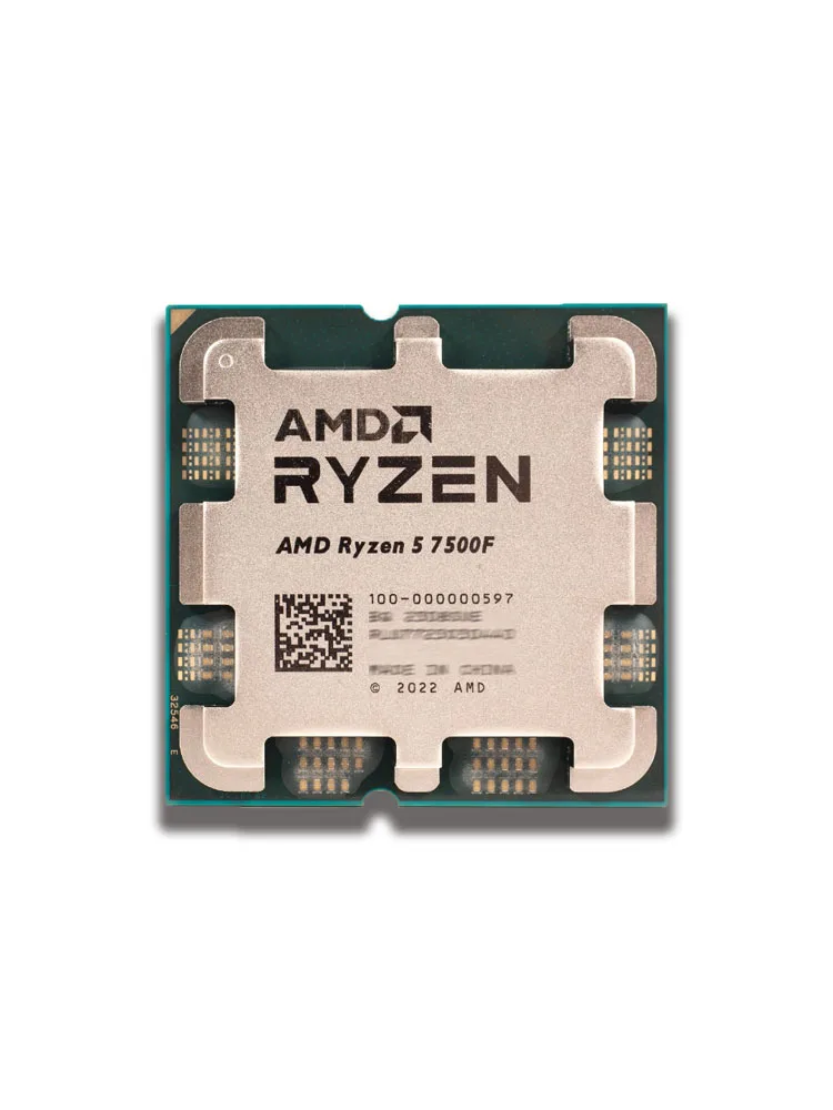 AMD Ryzen 5 7500F Used R5 7500F 3.7GHz CPU processor 6-Core 12-Thread 5NM L3=32M 100-000000597 Socket AM5