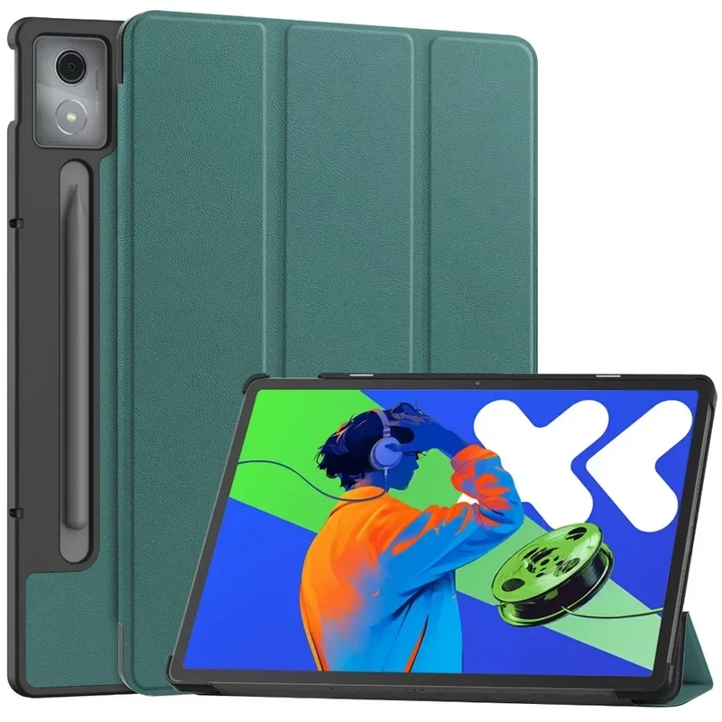 For Xiaoxin Pad Pro 12.7 2025 Tri-Folding Stand Smart Tablet Case for Lenovo XiaoxinPad Xiaoxin Pad Pro 12.7 2025 Cover funda