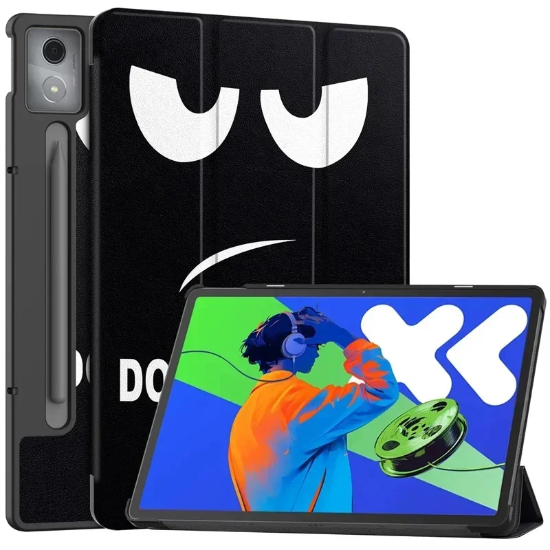 For Xiaoxin Pad Pro 12.7 2025 Tri-Folding Stand Smart Tablet Case for Lenovo XiaoxinPad Xiaoxin Pad Pro 12.7 2025 Cover funda