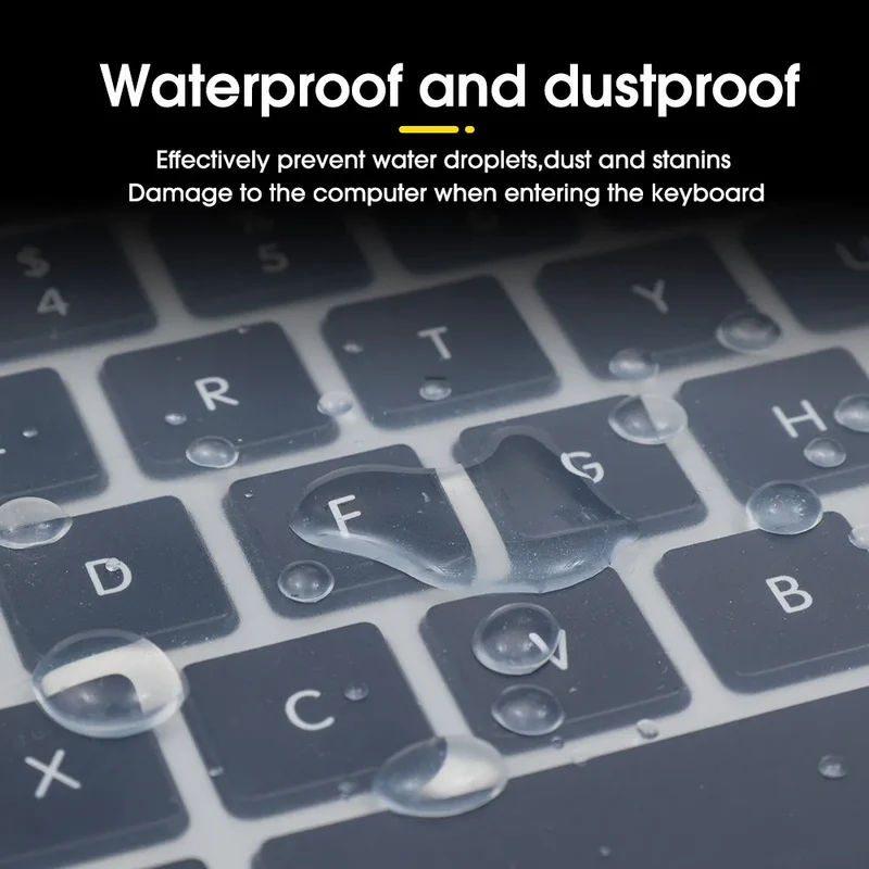 13-14 Inch 15-17 Inch Universal Laptop Notebook Keyboard Silicone Cover Dustproof Protective Waterproof Film