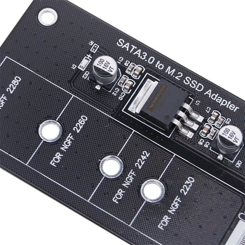 M.2 NGFF SSD To SATA 3 3.0 Adapter Card Converter B B&M Key Protocol Solid State Disk Drive 2230 2280 2242